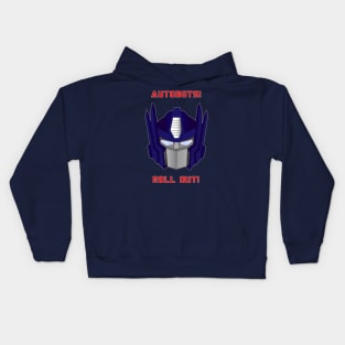 Autobots Roll Out Optimus Prime Transformers Quote Kids Hoodie